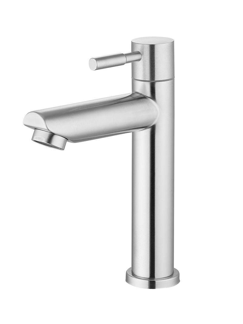 單冷面盆龍頭RF-2143AB（不銹鋼） 