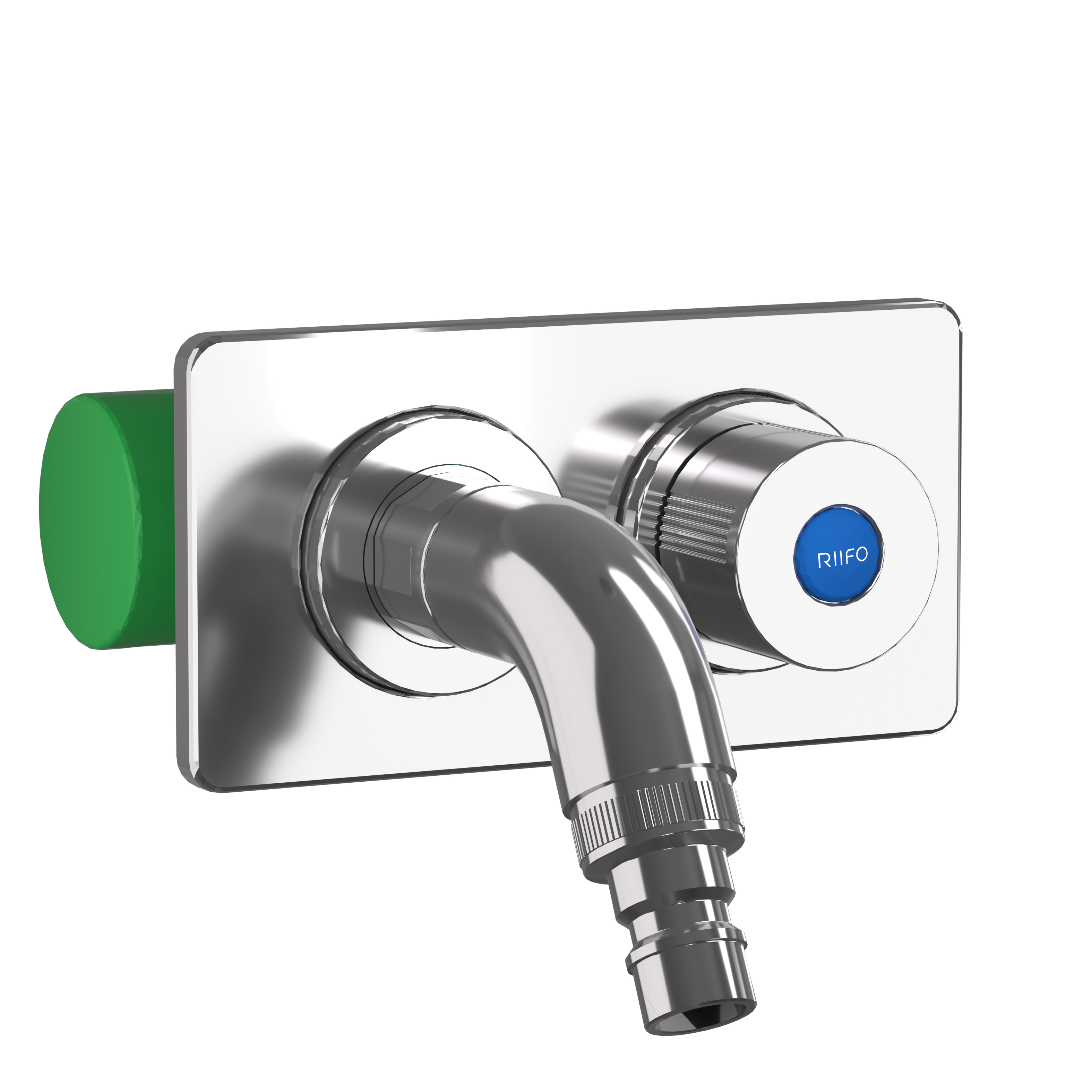 AZ203PPR暗裝洗衣機龍頭DN20（綠）（加高型）