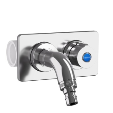 AZ204PPR暗裝洗衣機龍頭DN25（白）（加高型）