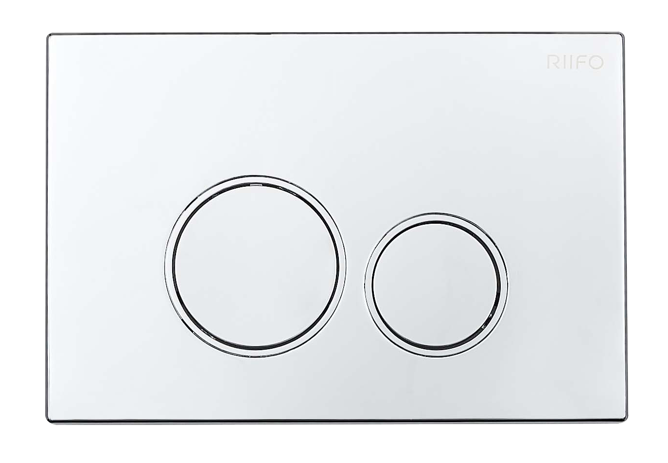 AZ504暗裝水箱面板（鍍鉻）（圓形按鈕）