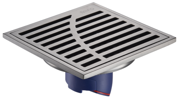 不銹鋼淋浴地漏RF-DC3106Q（槍灰）