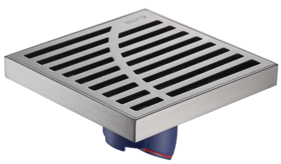 不銹鋼淋浴地漏RF-DC3108Q（槍灰）（加厚）